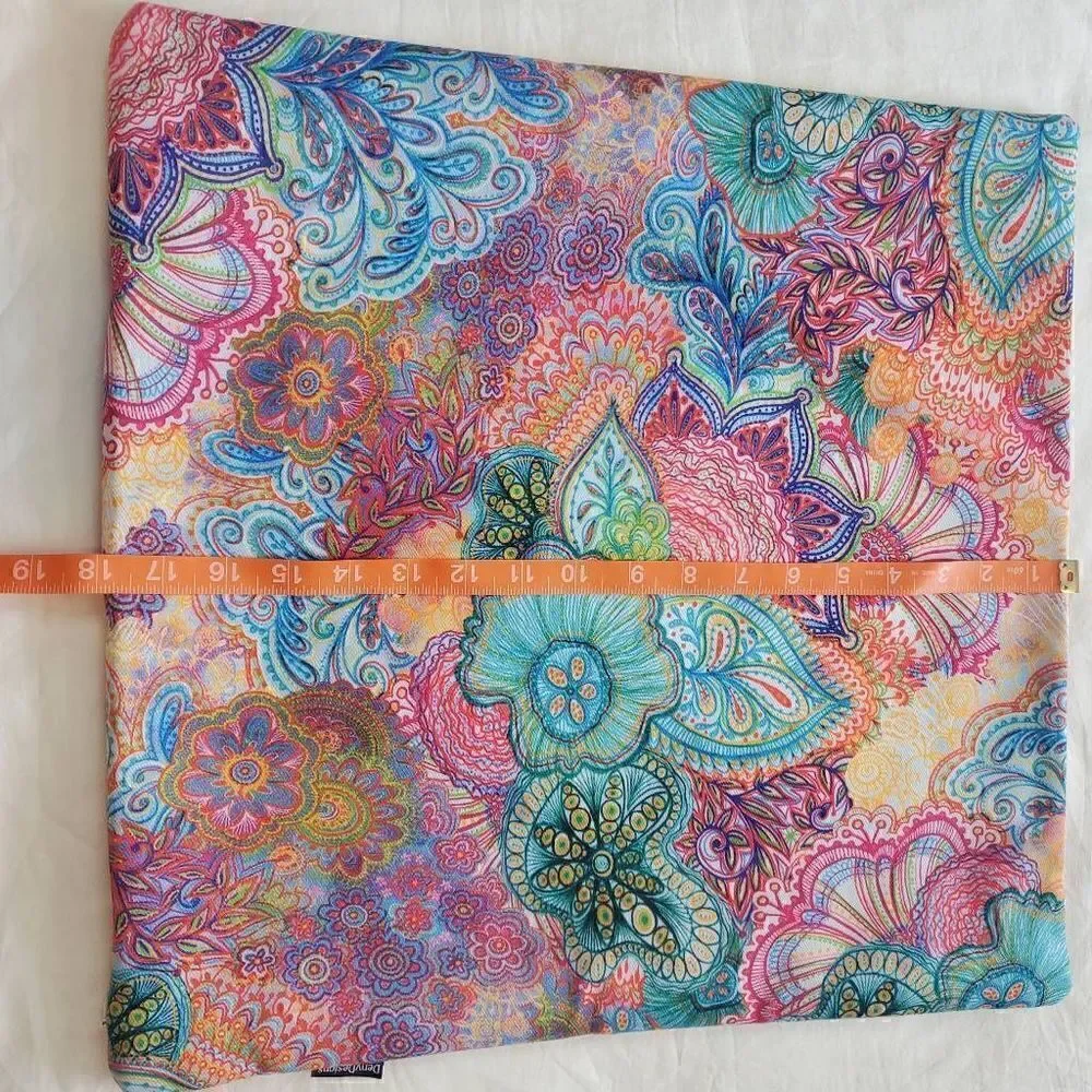 Deny Designs Stephanie Corfee Flourish Allover Two Patio Pillowcases EUC